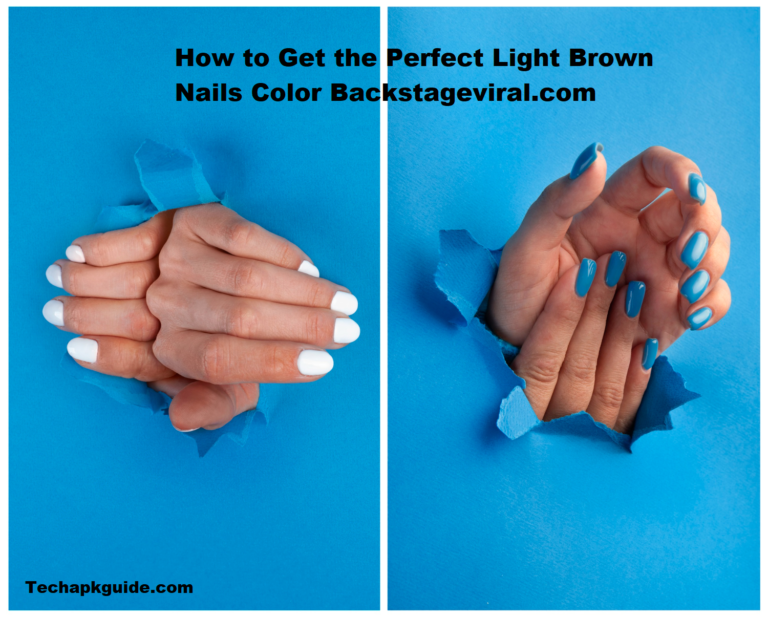 How to Get the Perfect Light Brown Nails Color Backstageviral.com