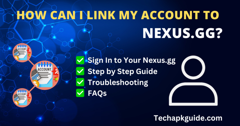 how can i linked my account to nexus.gg